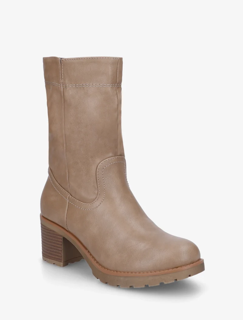 Bottines montantes classiques - Taupe