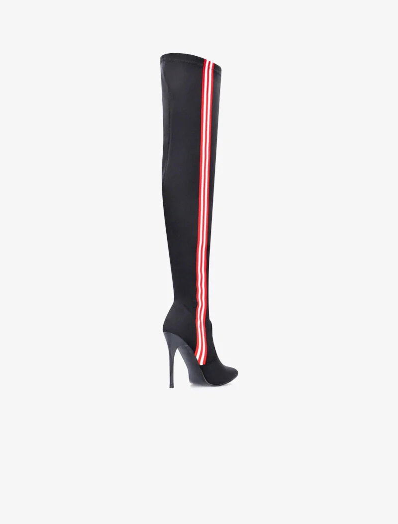 Cuissardes à bandes sport - noir