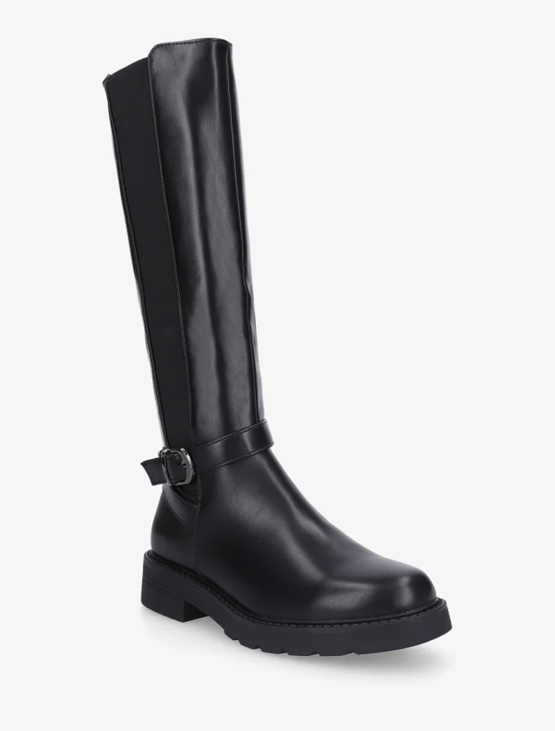 Bottes élastiquées à sangle - Noir