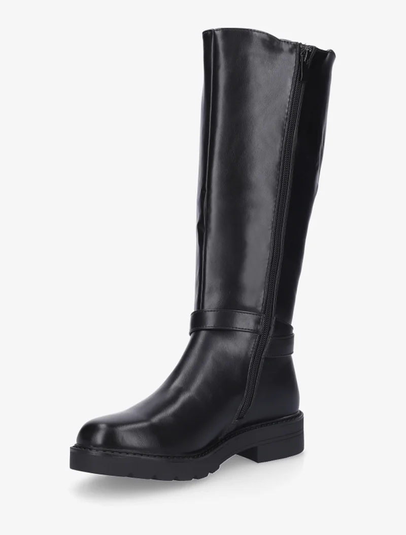 Bottes élastiquées à sangle - Noir