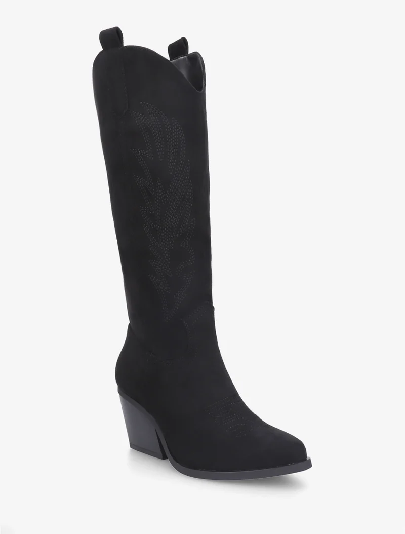 Bottes style santiags - Noir