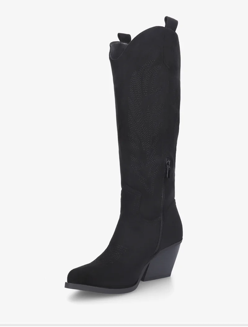Bottes style santiags - Noir