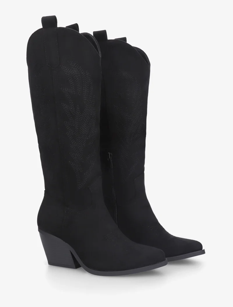 Bottes style santiags - Noir