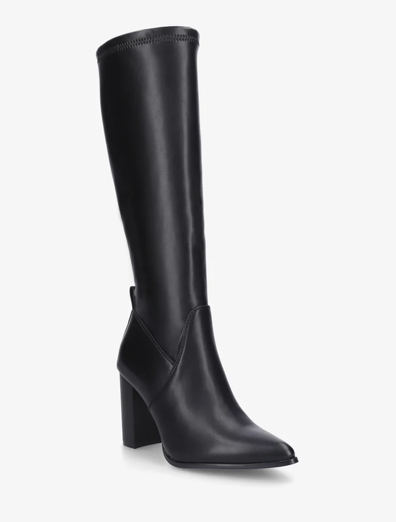 Bottes en simili à bout pointu - Noir