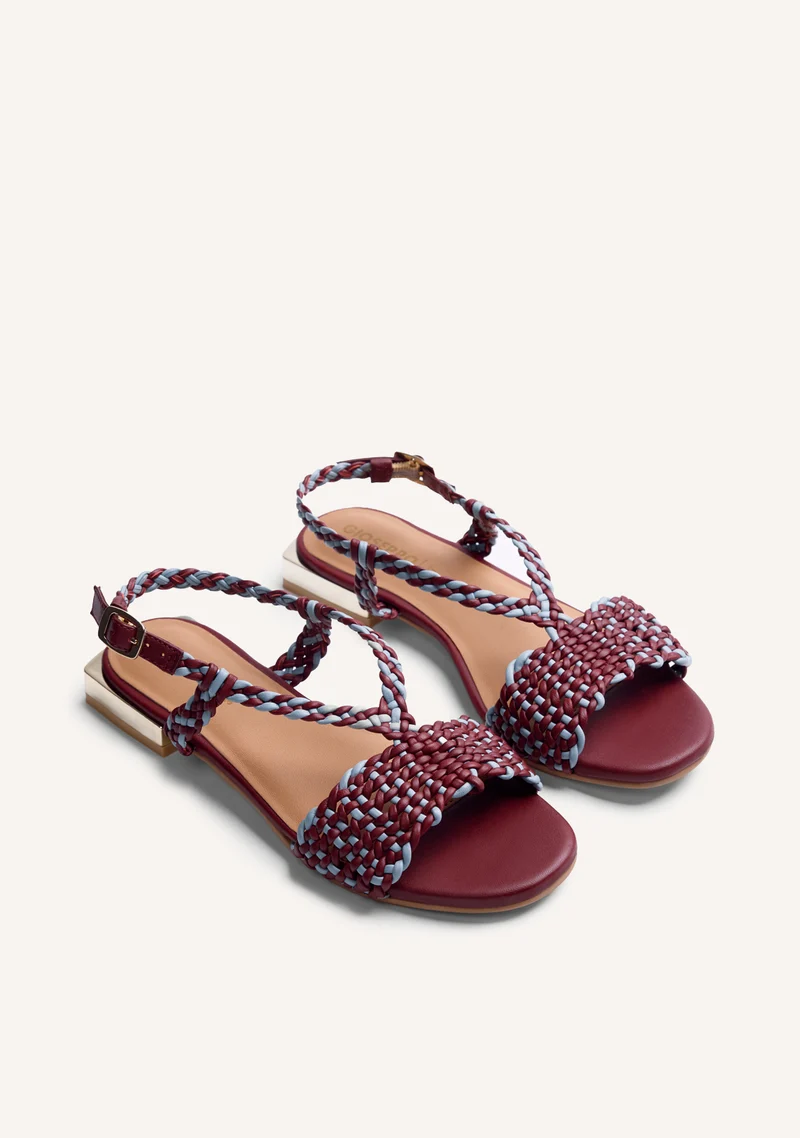 BRAIDED LEATHER SANDALS LODWAR