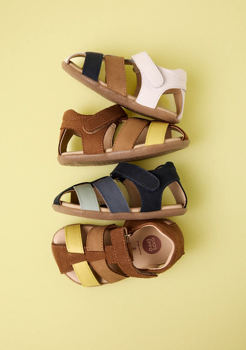 GIOSEPPO BAREFOOT - LEATHER CRAB SANDALS MORLEY