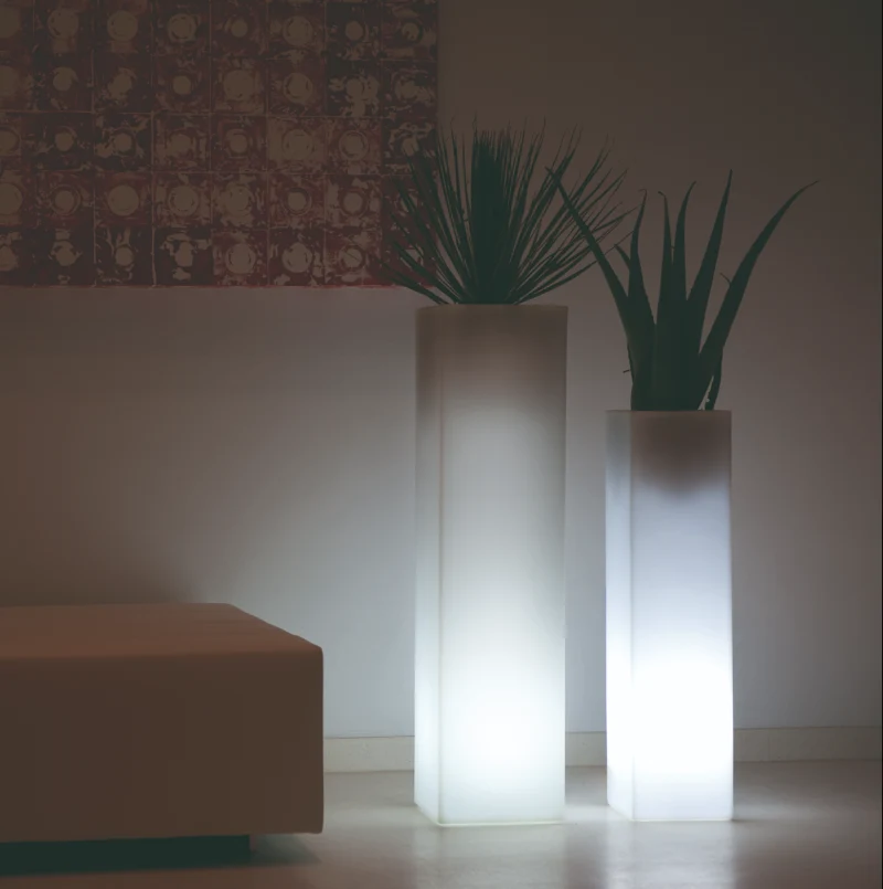 Pot - Cubo Alto -LED