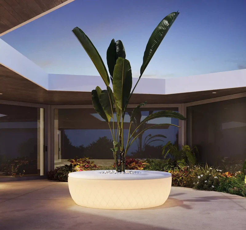 Jardinière - îlot LED