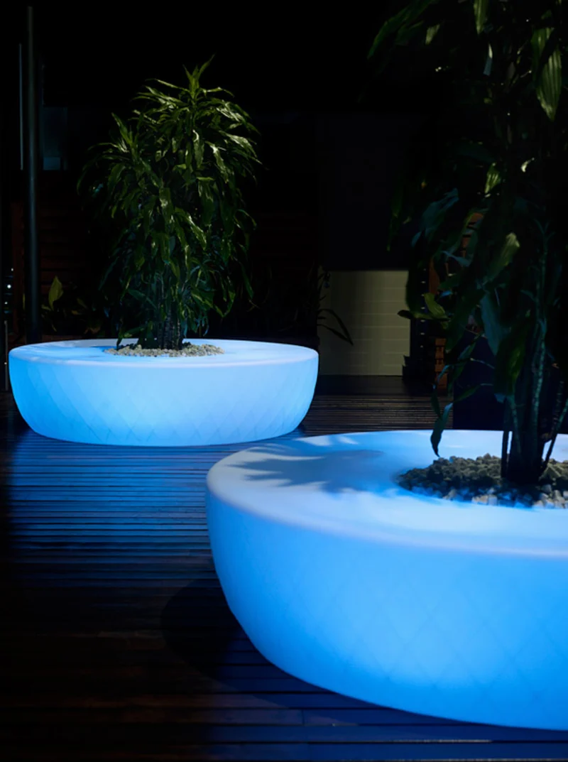 Jardinière - îlot LED