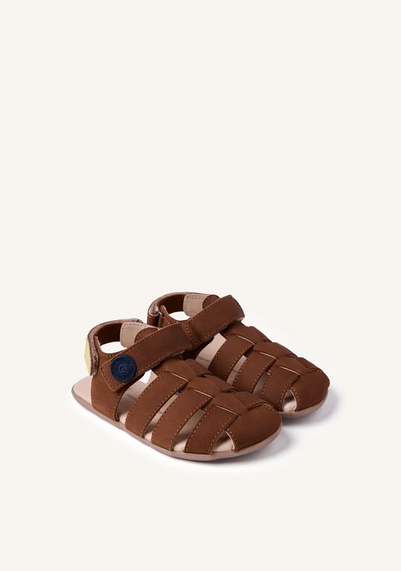 GIOSEPPO BAREFOOT - LEATHER CRAB SANDALS AULT