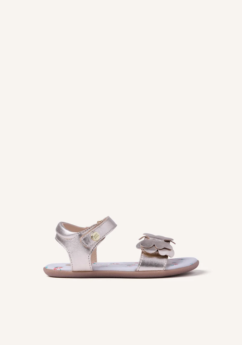 GIOSEPPO BAREFOOT - LEATHER SANDALS WITH BUTTERFLY SLITE