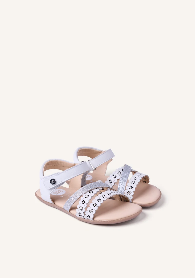GIOSEPPO BAREFOOT - SHINY CUT-OUT LEATHER SANDALS MIKLEUS