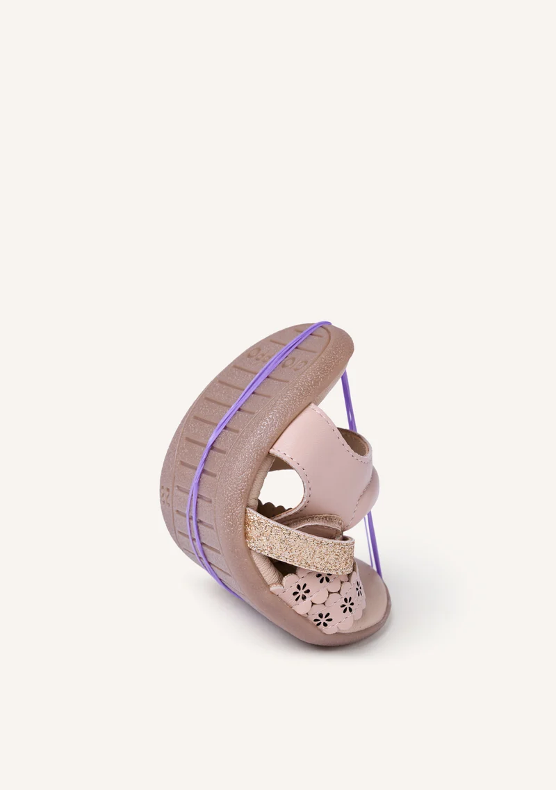 GIOSEPPO BAREFOOT - SHINY CUT-OUT LEATHER SANDALS MIKLEUS