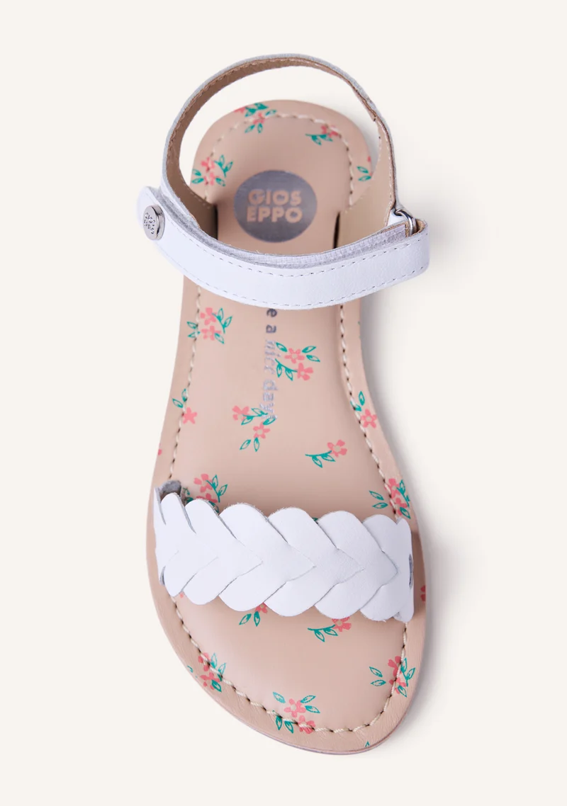 BRAIDED LEATHER SANDALS PASMAN
