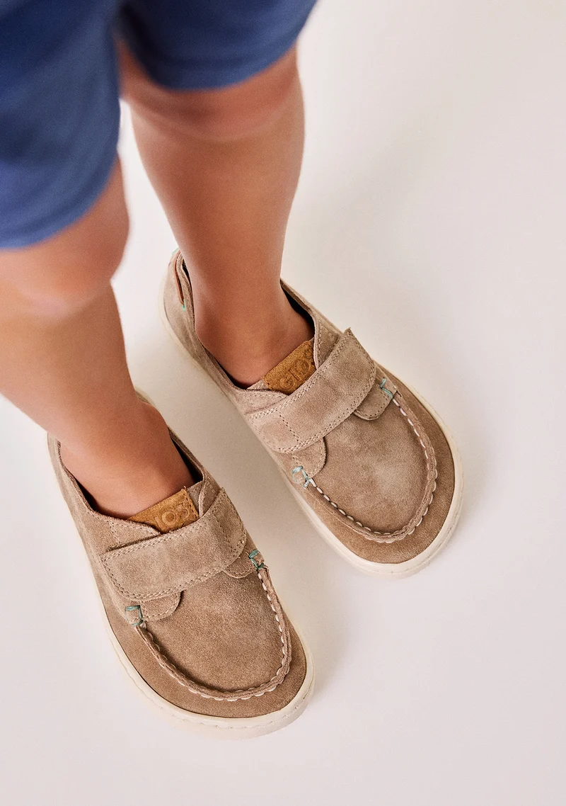 LEATHER BAREFOOT BOAT SHOES PANABO