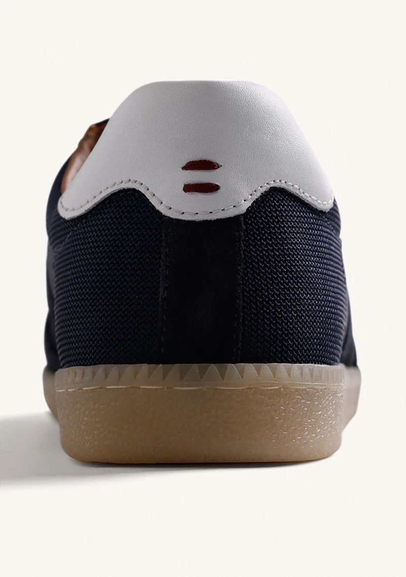 LEATHER AND MESH SNEAKERS RONGO