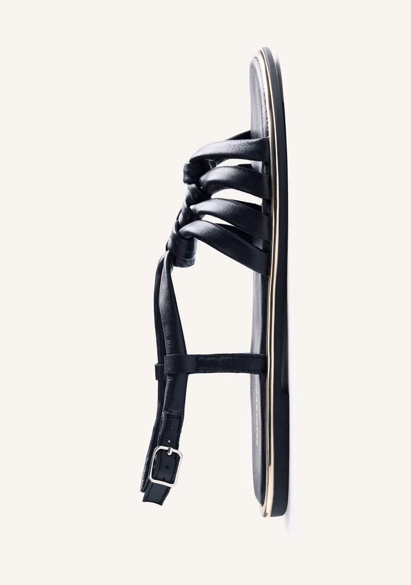 KNOTTED LEATHER SANDALS PEPPERELL