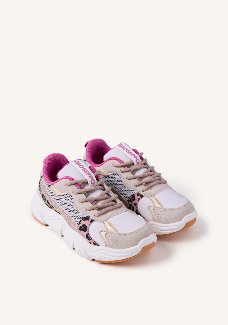 GULLY ANIMAL PRINT MESH SNEAKERS