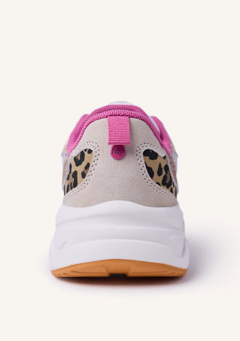 GULLY ANIMAL PRINT MESH SNEAKERS