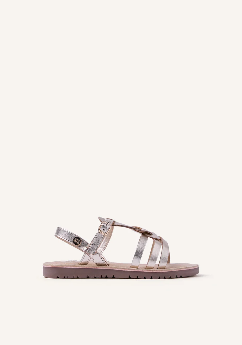SHINY LEATHER SANDALS BEARSDEN