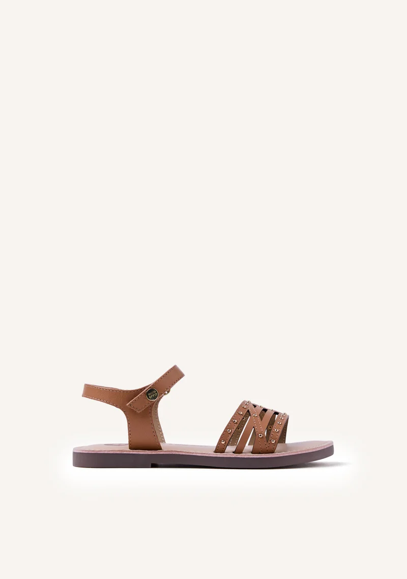 STUDDED LEATHER SANDALS YSTAD