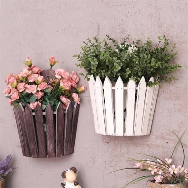 Porte Plantes Panier Mural