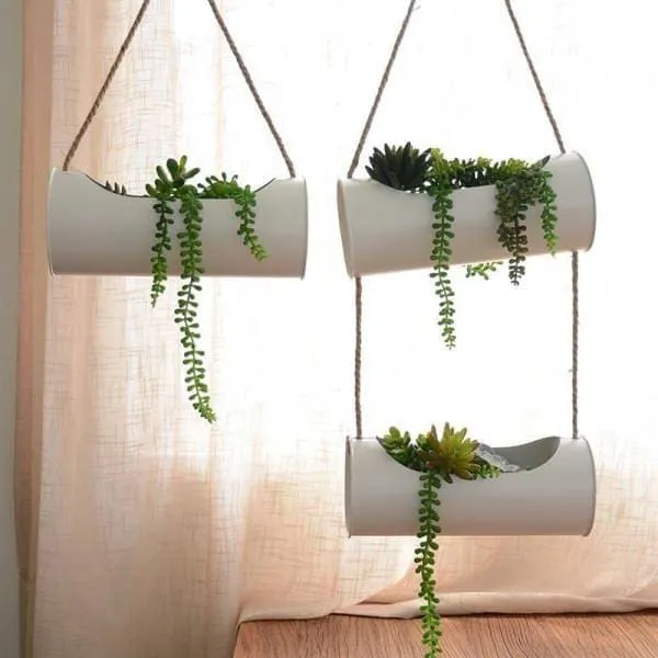 Pot de Fleurs Mural Double