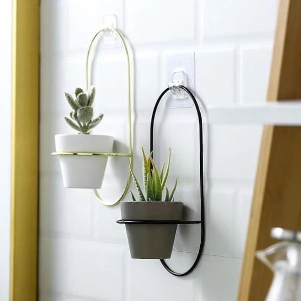 Pot de Fleurs Mural Design Scandinave (x2)