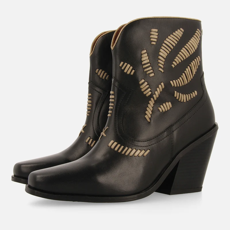 COWBOY BOOTS EMBROIDERED LEATHER RAJEC