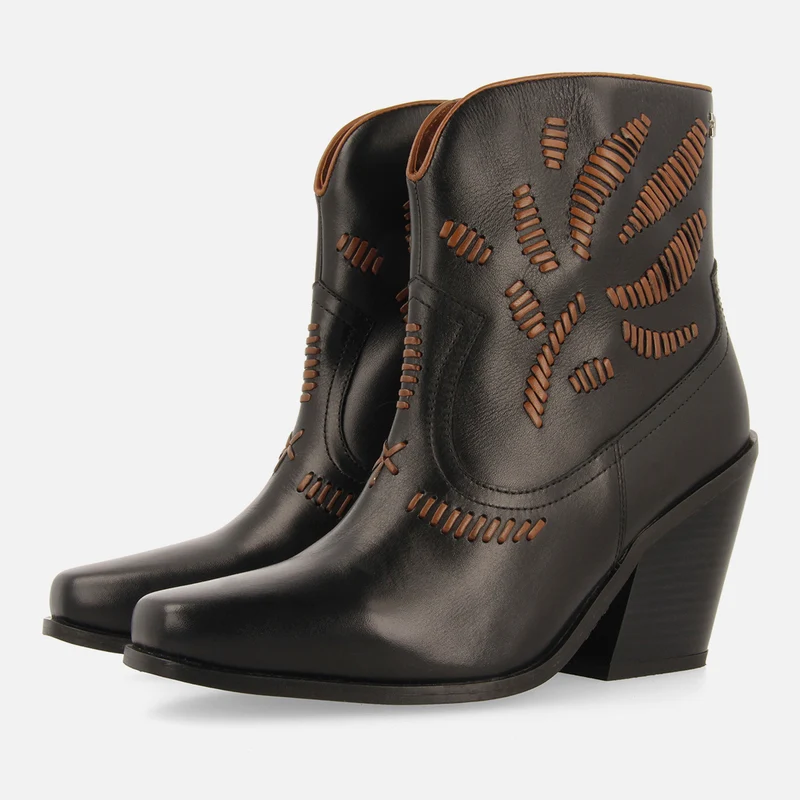 COWBOY BOOTS EMBROIDERED LEATHER RAJEC