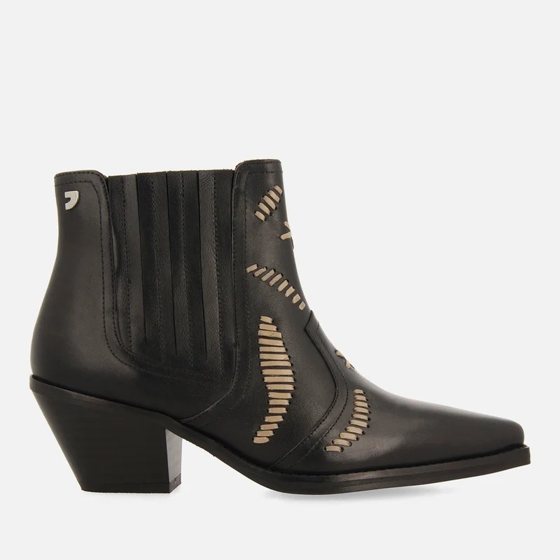 COWBOY BOOTS EMBROIDERED LEATHER SIKLOS