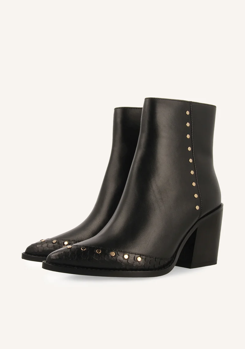 COWBOY BOOTS WITH HEEL IN LEATHER MAISSAU