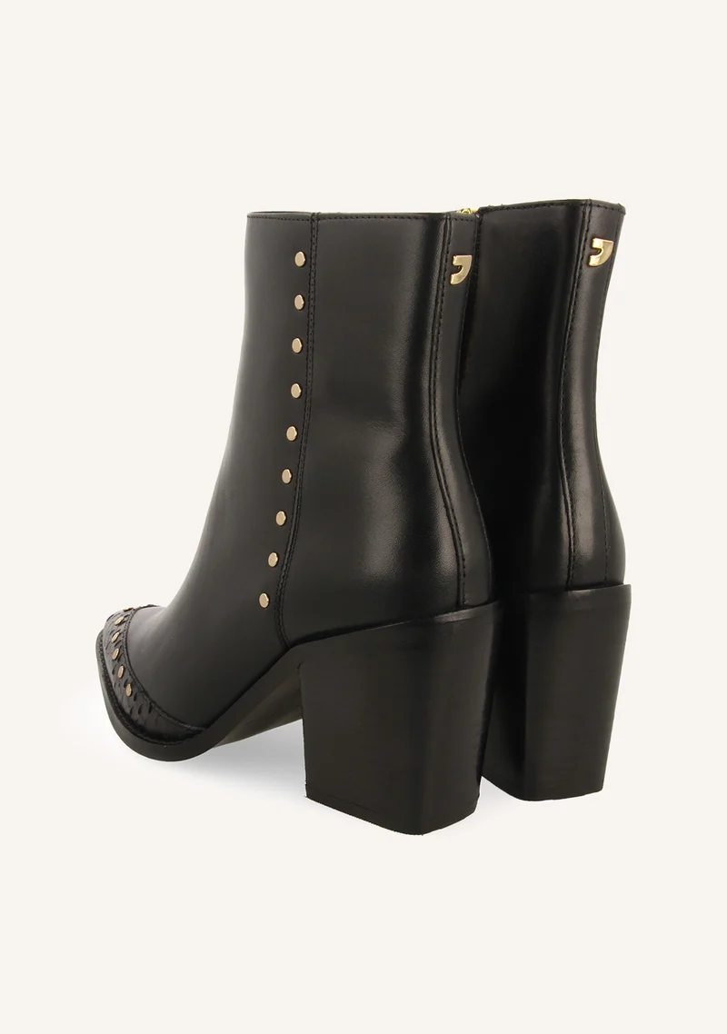 COWBOY BOOTS WITH HEEL IN LEATHER MAISSAU