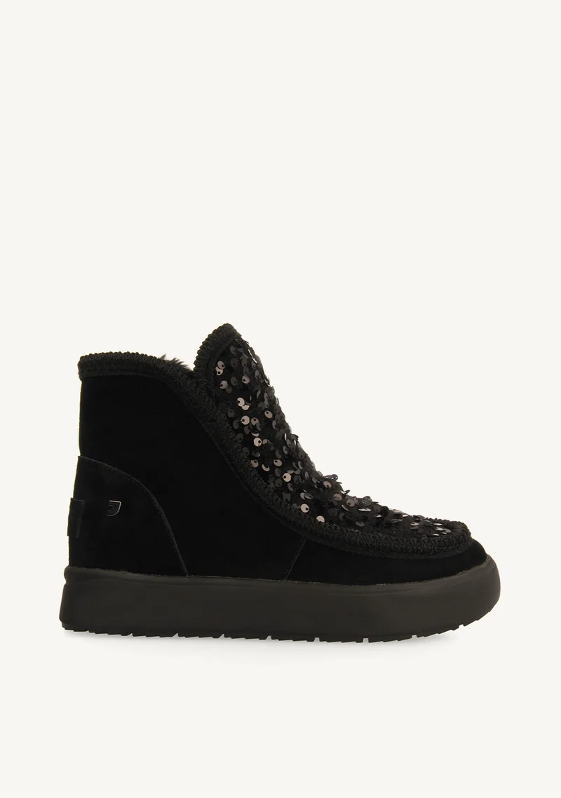 AUSTRALIAN SEQUIN LEATHER BOOTS STARK