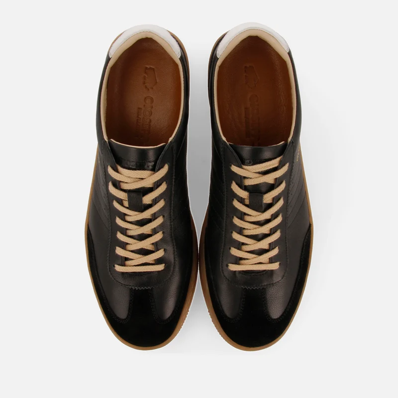 LEATHER HERMON SNEAKER-TYPE TRAINERS