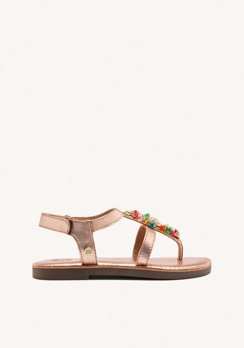 LEATHER GREEK SANDALS HAMMEL