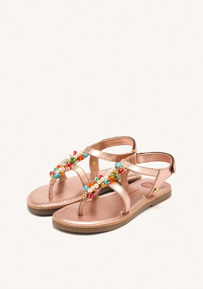LEATHER GREEK SANDALS HAMMEL
