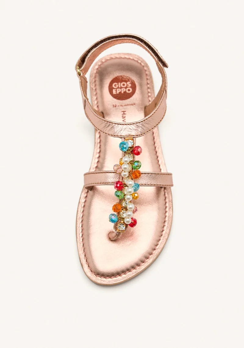 LEATHER GREEK SANDALS HAMMEL
