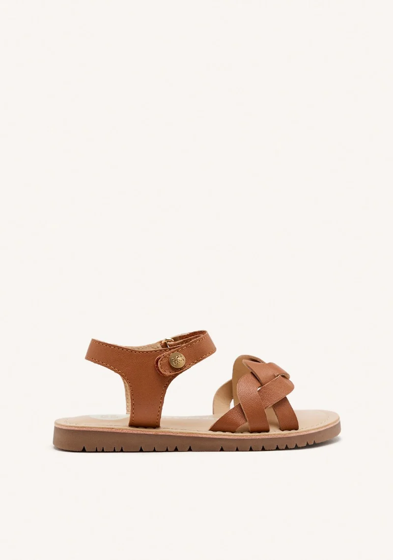 BRAIDED LEATHER SANDALS ROWLEY