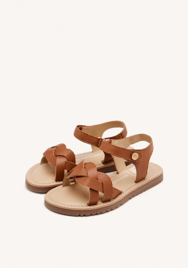 BRAIDED LEATHER SANDALS ROWLEY