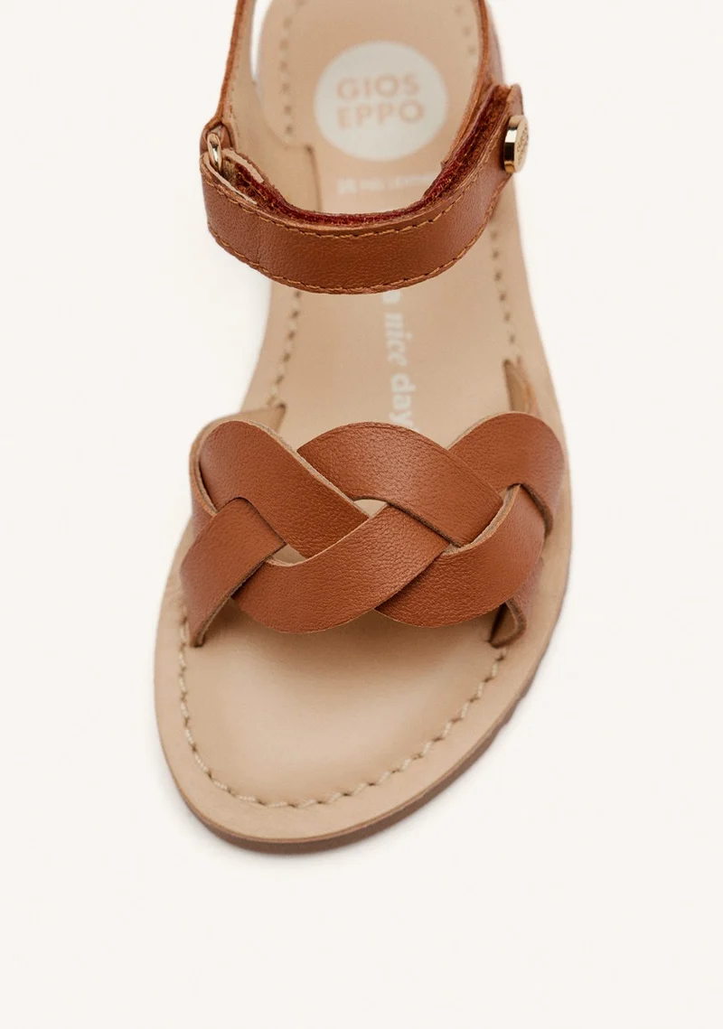 BRAIDED LEATHER SANDALS ROWLEY