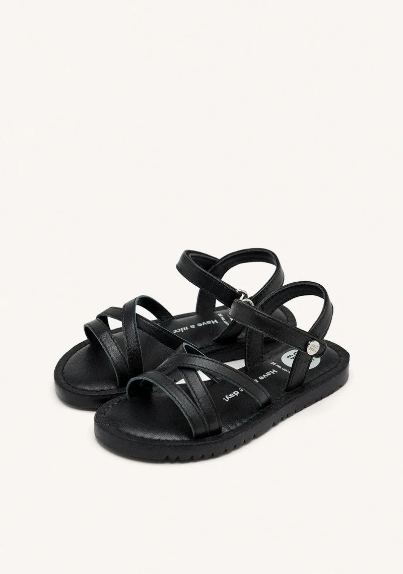 LEATHER STRAP SANDALS TOLLAND