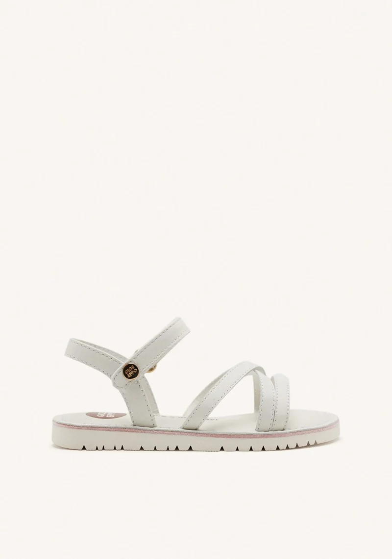 LEATHER STRAP SANDALS TOLLAND