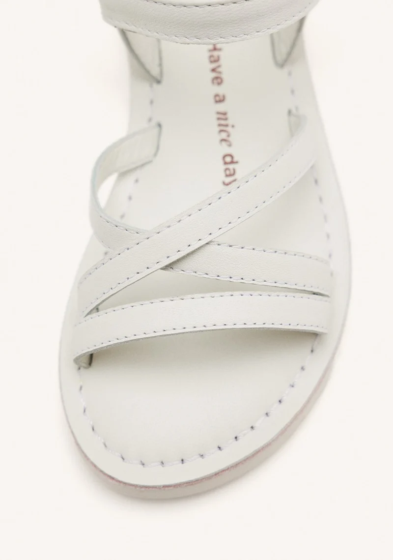 LEATHER STRAP SANDALS TOLLAND