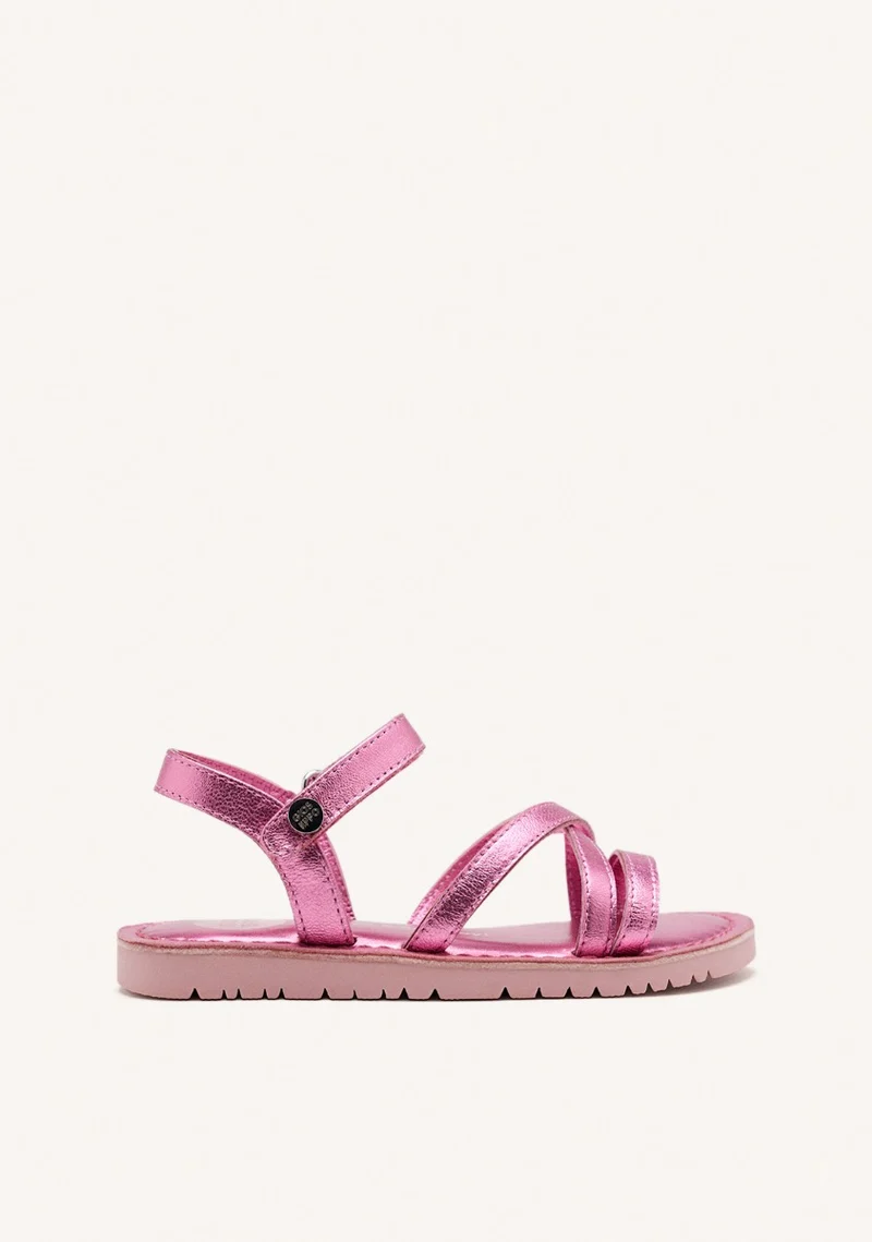 LEATHER STRAP SANDALS TOLLAND