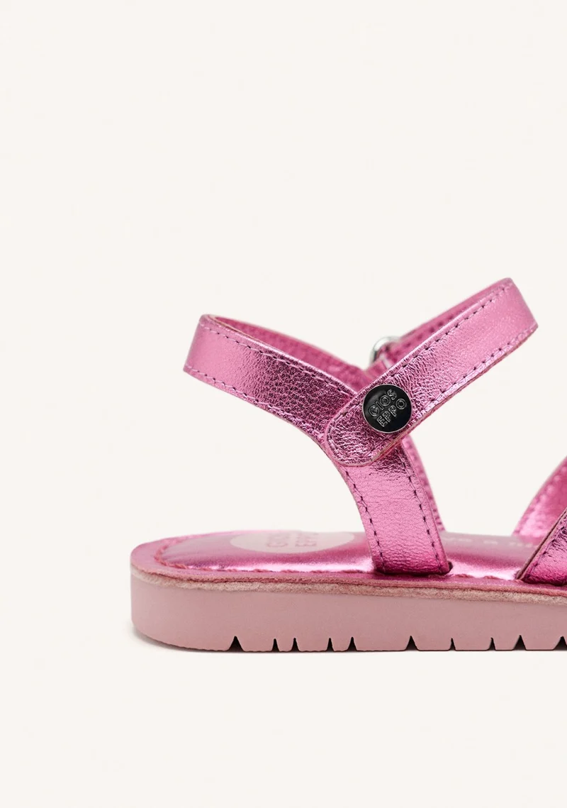LEATHER STRAP SANDALS TOLLAND