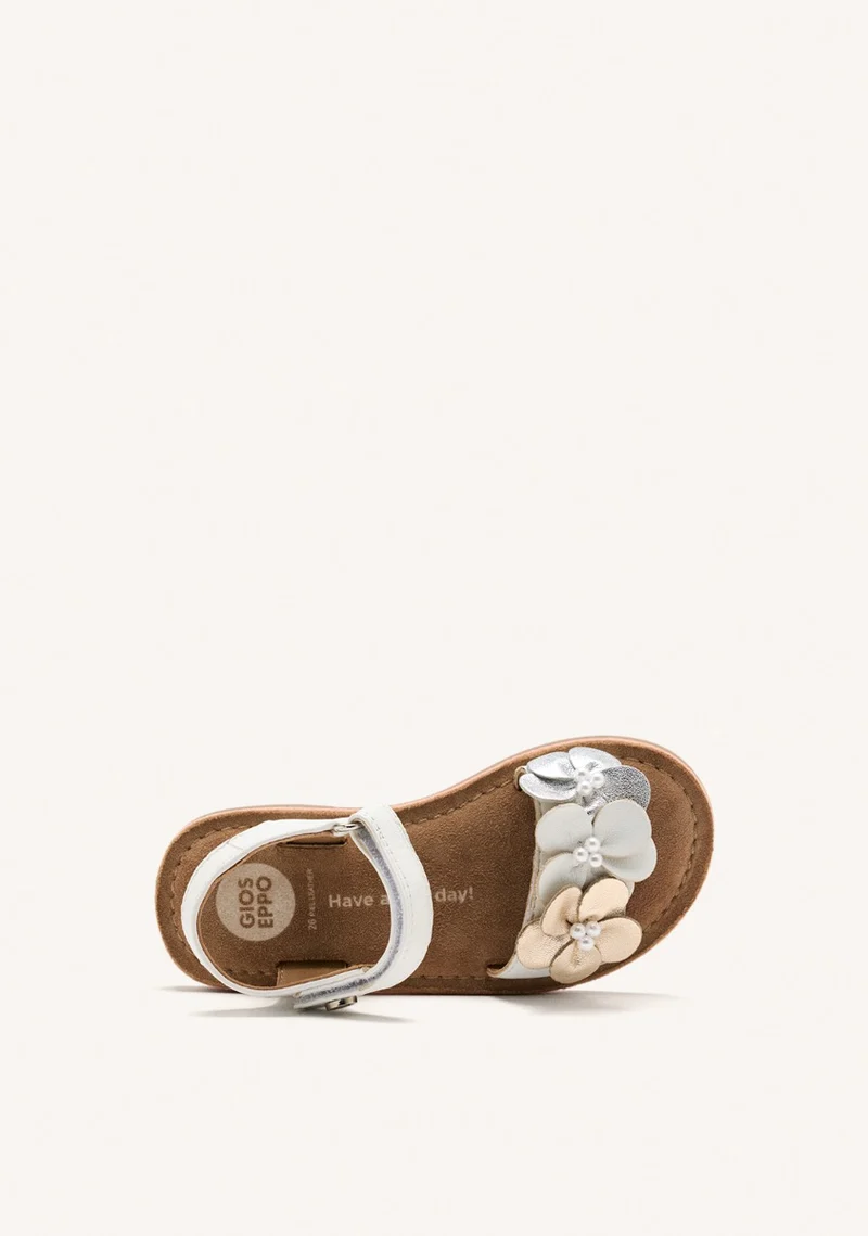 LEATHER FLOWER SANDALS PEEKSVILLE