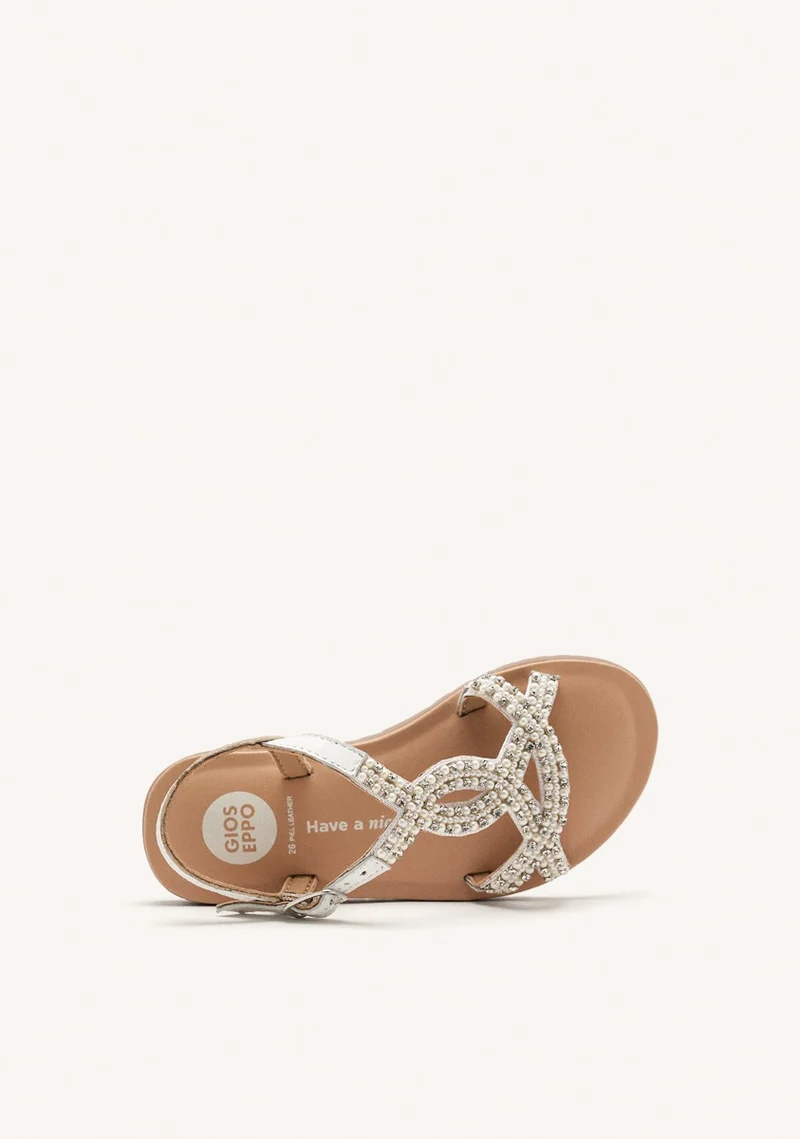 LEATHER SHINE SANDALS KOMENSKY