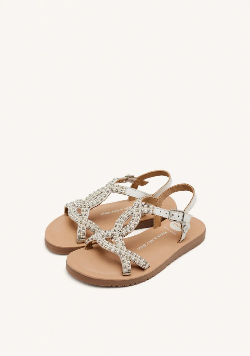 LEATHER SHINE SANDALS KOMENSKY
