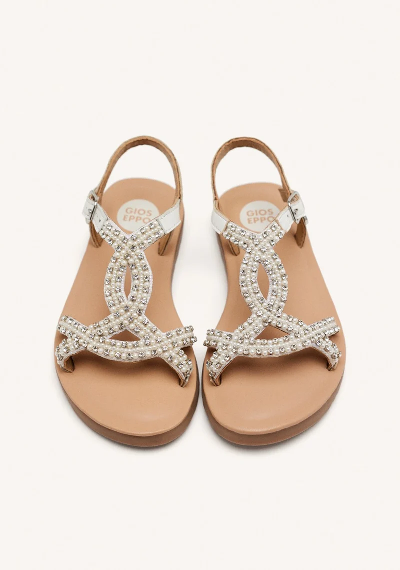 LEATHER SHINE SANDALS KOMENSKY